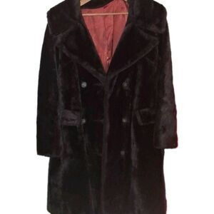 FUR COAT/JACKET Women's Brown Faux, International Ladies Garment Workers Union